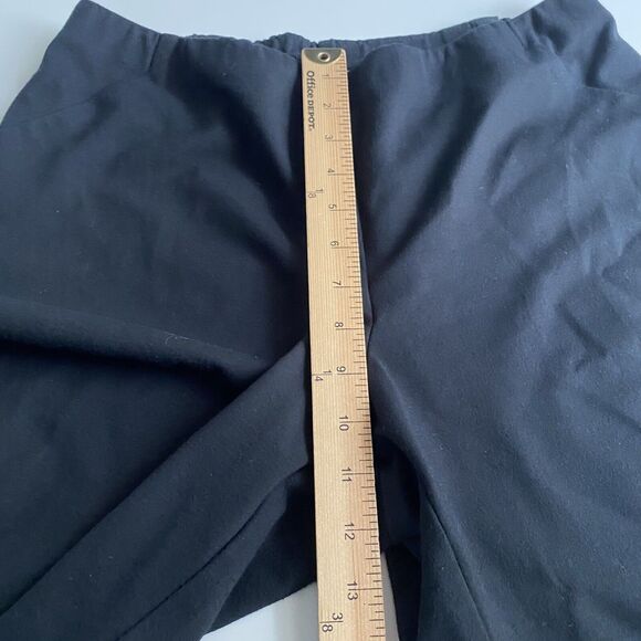 J Jill Ponte Pants Size Medium Black Slim Leg Ankle Stretch Minimalist - Picture 4 of 8